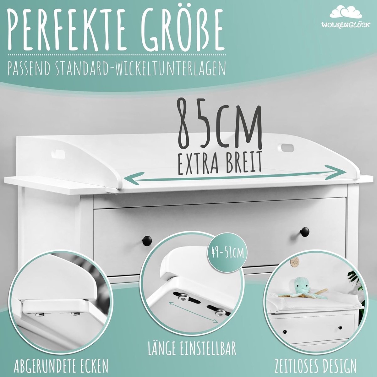 Commode Baby - Verzorgingstafel - Luiertafel - Babykamer – foto 2