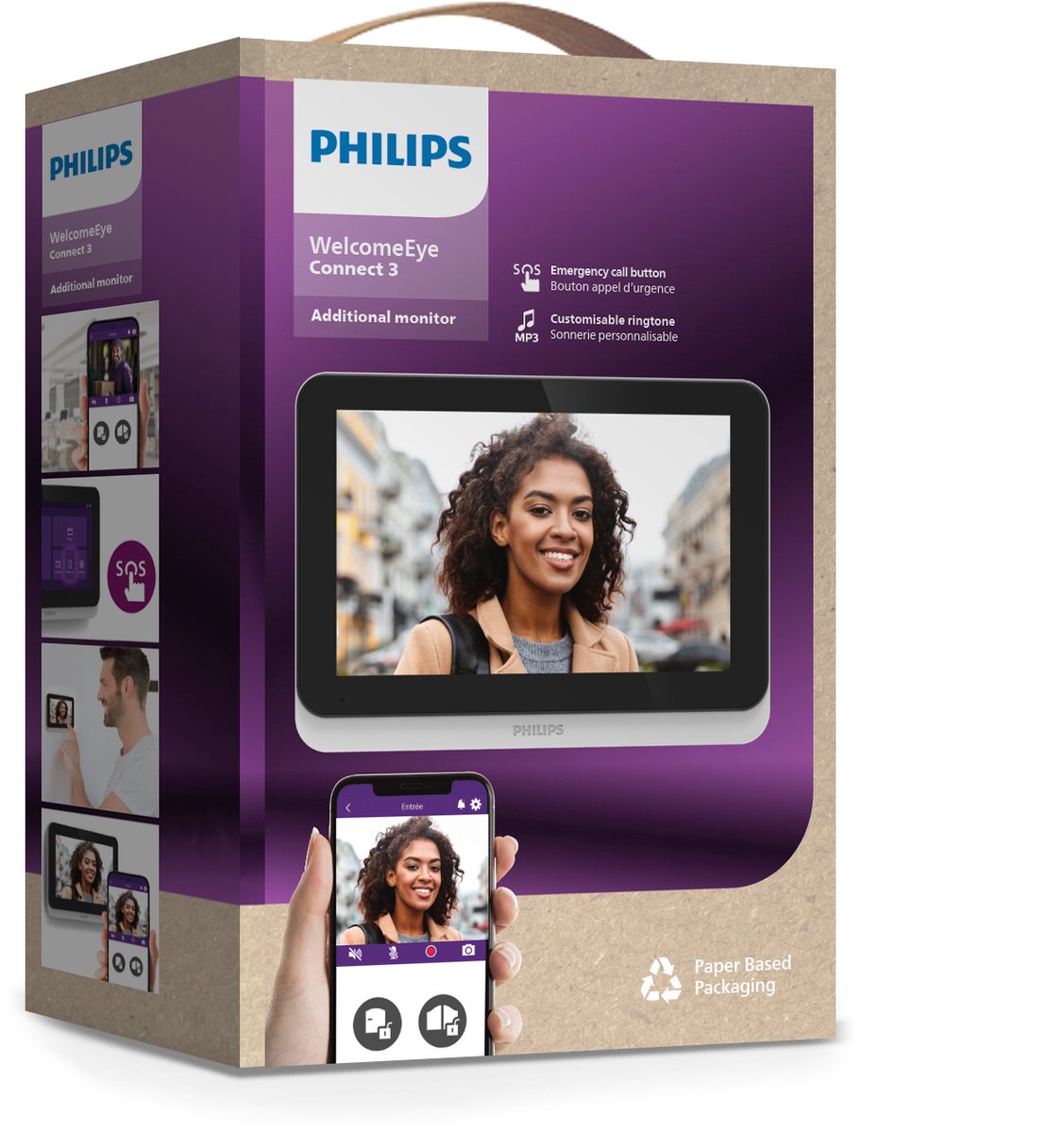 extra monitor voor Philips WelcomeEye Connect 3 - Bol