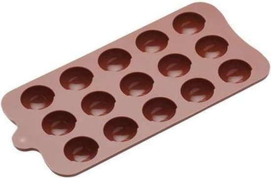 zwaard Uitstekend Eenheid KitchenCraft Siliconen mal / vorm voor chocolade bolletjes - Sweetly does  it | Kitchen... | bol.com