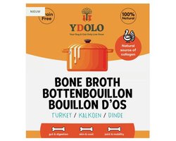 YDOLO Bottenbouillon voor honden - Kalkoen - 230ml - kant en klaar