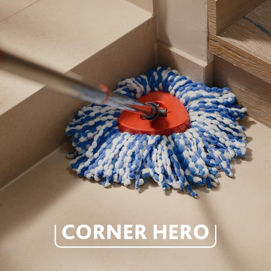 Vileda H2Pro Spin Mop Vervanging - 1 per verpakking - Geschikt voor Vileda H2Pro Spin Mop-systeem - Voor harde vloeren