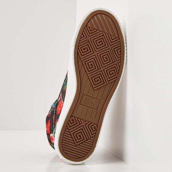 British Knights DEE Dames sneakers hoog - Rode bloemen - maat 38 | Bestel  nu!