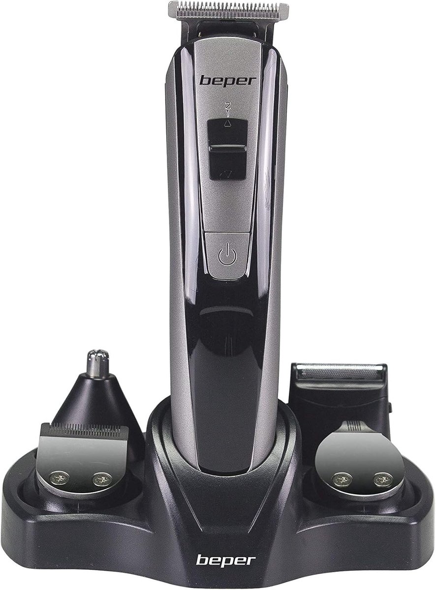 Gezichts-, Haar- en Lichaamstrimmer Set 10 in 1 – Tondeuse, Baardtrimmer, Scheerapparaat en Meer