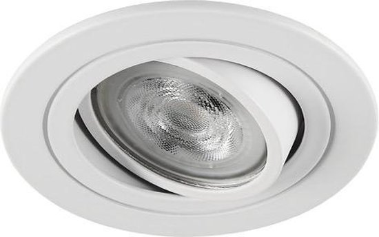 LED inbouwspot Elvin -Rond Wit -Extra Warm Wit -Dimbaar -4W -Philips LED