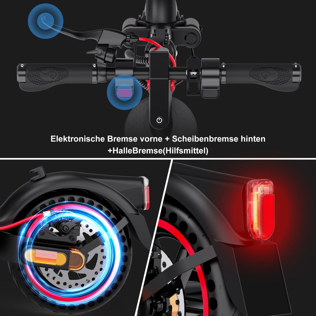 Evercross Tech EV85F Elektrische step - opvouwbaar - 25 km/u - voor volwassenen – foto 4