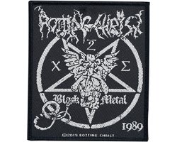 Rotting Christ Black Metal Patch zwart-wit Polyester -