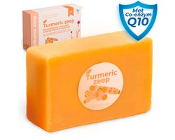 Destined® Q10 Turmeric soap - Collageen Booster Bar - Kurkuma zeep - Dark spot remover / Pigmentvlekken verwijderen - Anti Acne- Anti Littekens - Met CoQ10 Anti Rimpel & Celvernieuwing - Alternatief Kojic Acid zeep - 140g Destined® Q10 Turmeric soap - Collageen Booster Bar - Kurkuma zeep - Dark spot remover / Pigmentvlekken verwijderen - Anti Acne- Anti Littekens - Met CoQ10 Anti Rimpel & Celvernieuwing - Alternatief Kojic Acid zeep - 140g