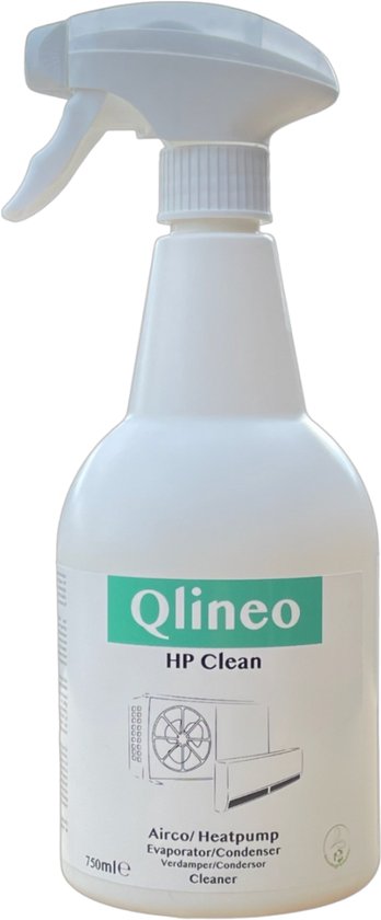 Foto: Multi reiniger voor je airco en warmtepomp ook geschikt voor je wtw unit ventilatiesysteem en afzuigkap qlineo hp clean 750 ml 