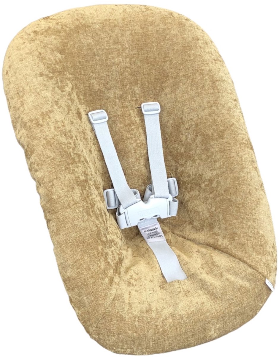 Image of #32 Newborn hoes, Goud/geel velvet melange, Stokke Tripp Trapp. Ook geschikt voor Kidsmill Up.