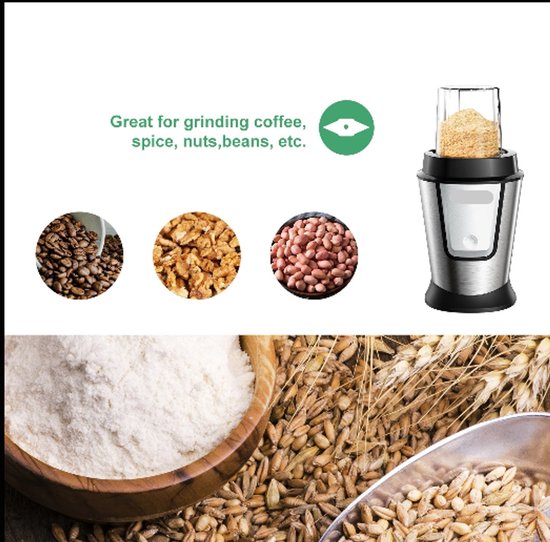 3-in-1 Multifunctionele Foodprocessor - Blender - Nutribullet - Smoothie Maker - Hakmolen - Droogmolen - 700W — afbeelding 2