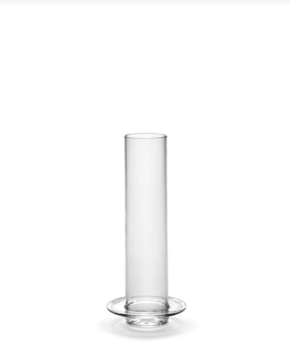 Serax Vaas - glas - transparant - D10,8 x H27,5 cm - Opening 5 cm