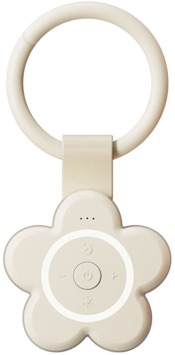Witte Ruis Baby Slaaptrainer – Rustgevende Geluiden & Nachtlampje – Oplaadbaar – Beige