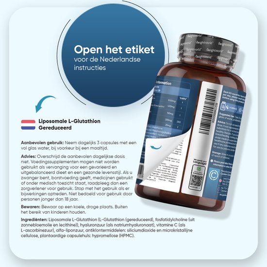 glutathione nederlands Intercellular antioxidant support main image 0