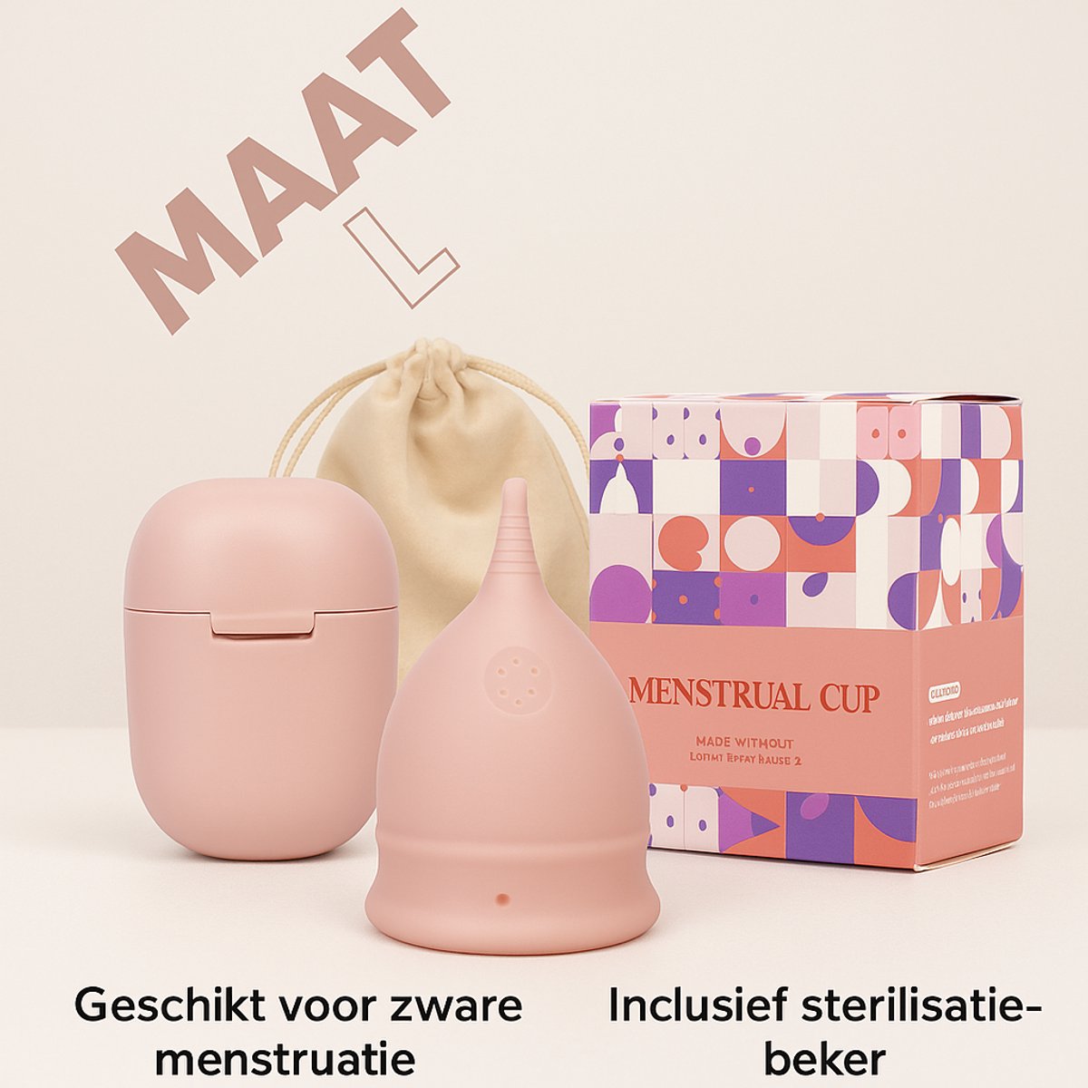 Goedkoopste Menstruatiecup Maat L Herbruikbare Menstruatie Cup Period