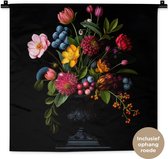 Tapisserie murale 60x60 cm - Fleurs - Joyeux - Vase - Tapisserie - Tapisseries