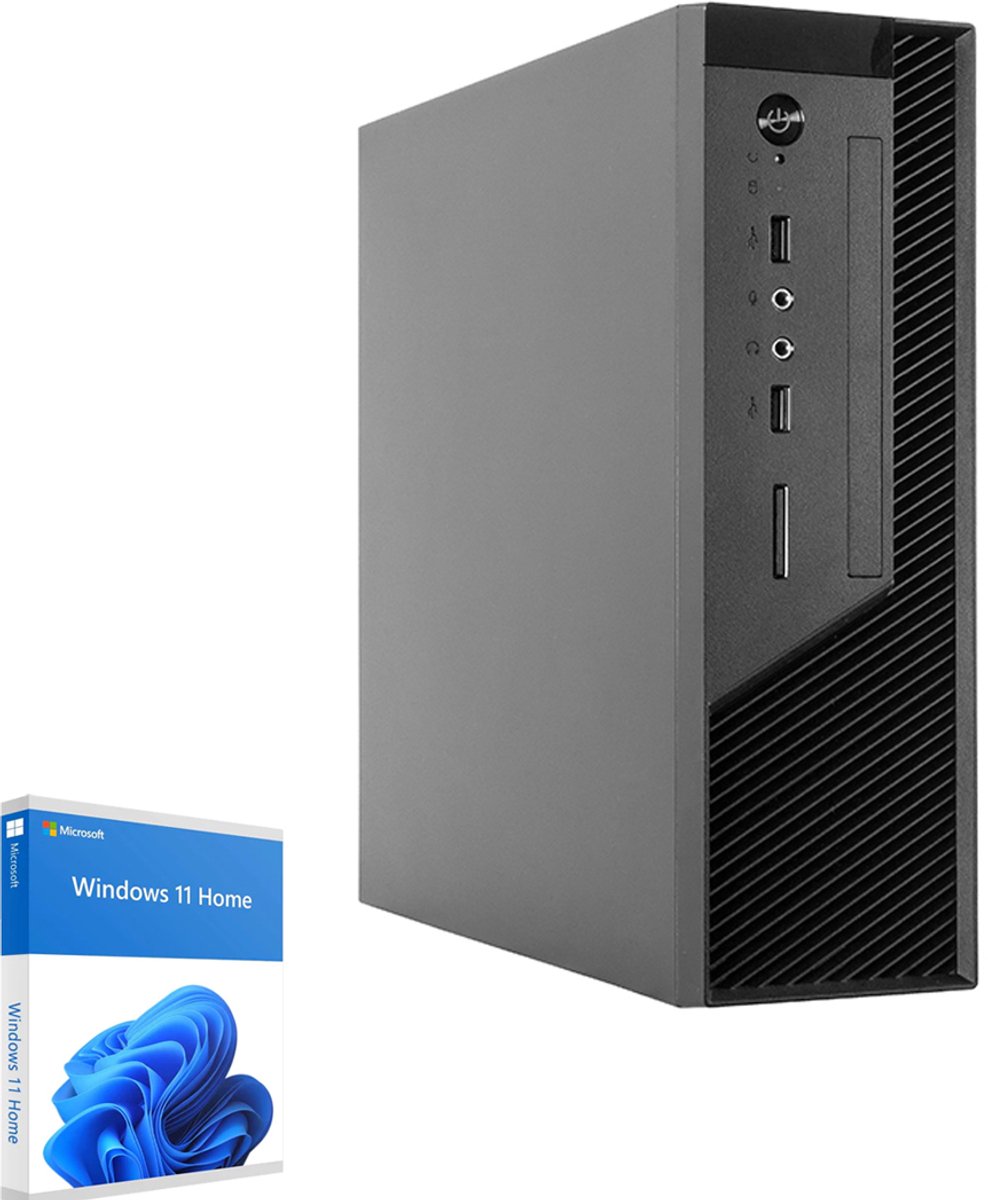 Sedatech Mini-PC Evolution ITX • AMD Ryzen 5 5600G 6x 3.9GHz • Radeon Vega 7 • 8Gb RAM • 1Tb SSD M.2 • DVD-RW • WiFi • Bluetooth, USB C • CardReader • Windows 11 • Desktop computer