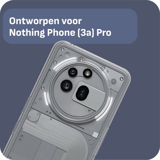 Coque souple en TPU Cazy pour Nothing Phone (3a) Pro - Transparente