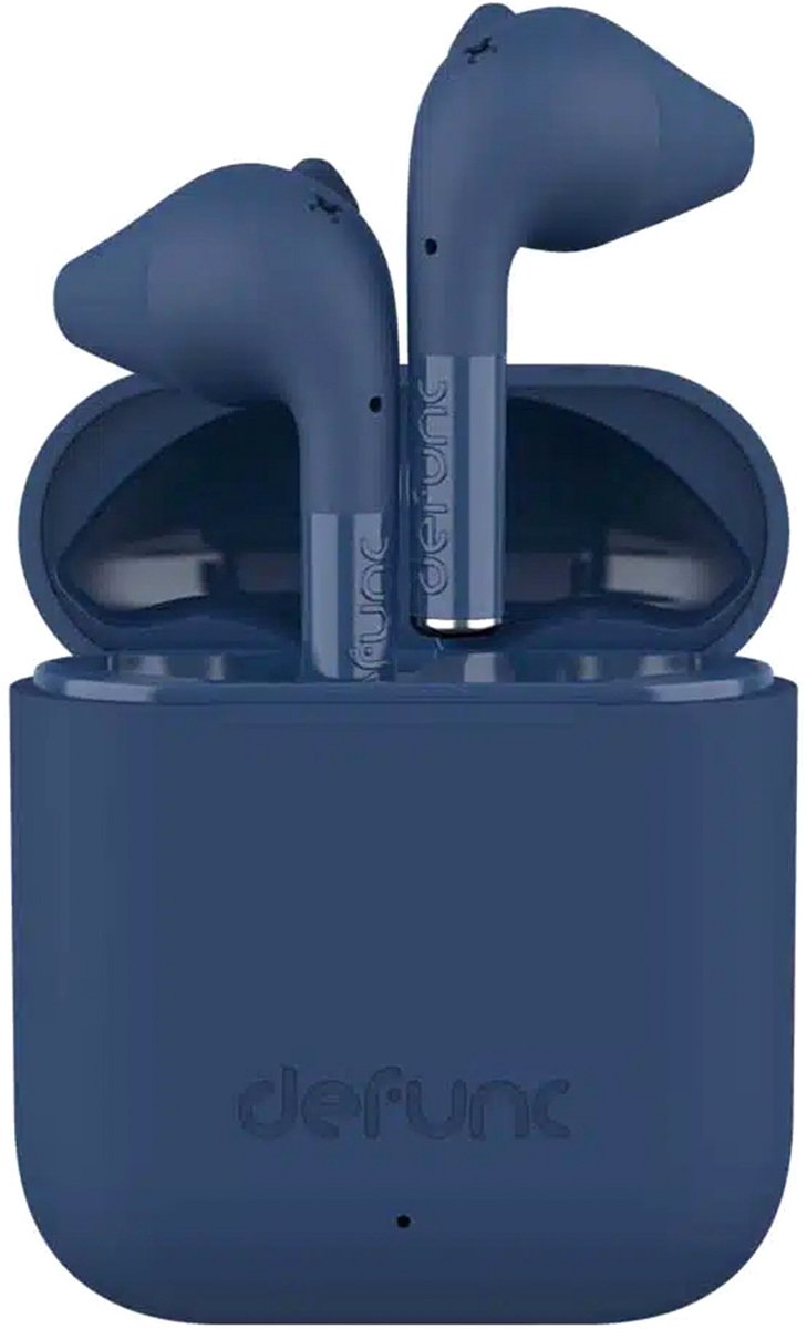 Defunc True Go Slim - Draadloze oordopjes - Bluetooth draadloze oortjes - Donkerblauw