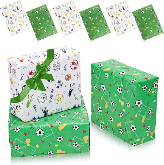kraft cadeaupapier 70cm 250m - Happy Birthday Stars White Craft