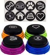 Vulpes Goods® Pets - PRO Praatknop voor Honden - Dogbuttons - Laat uw Huisdier spreken - Hondenspeelgoed - Honden training - Incl. Trainingsstickers