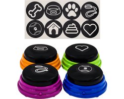 Vulpes Goods® Pets - PRO Praatknop voor Honden - Dogbuttons - Laat uw Huisdier spreken - Hondenspeelgoed - Honden training - Incl. Trainingsstickers