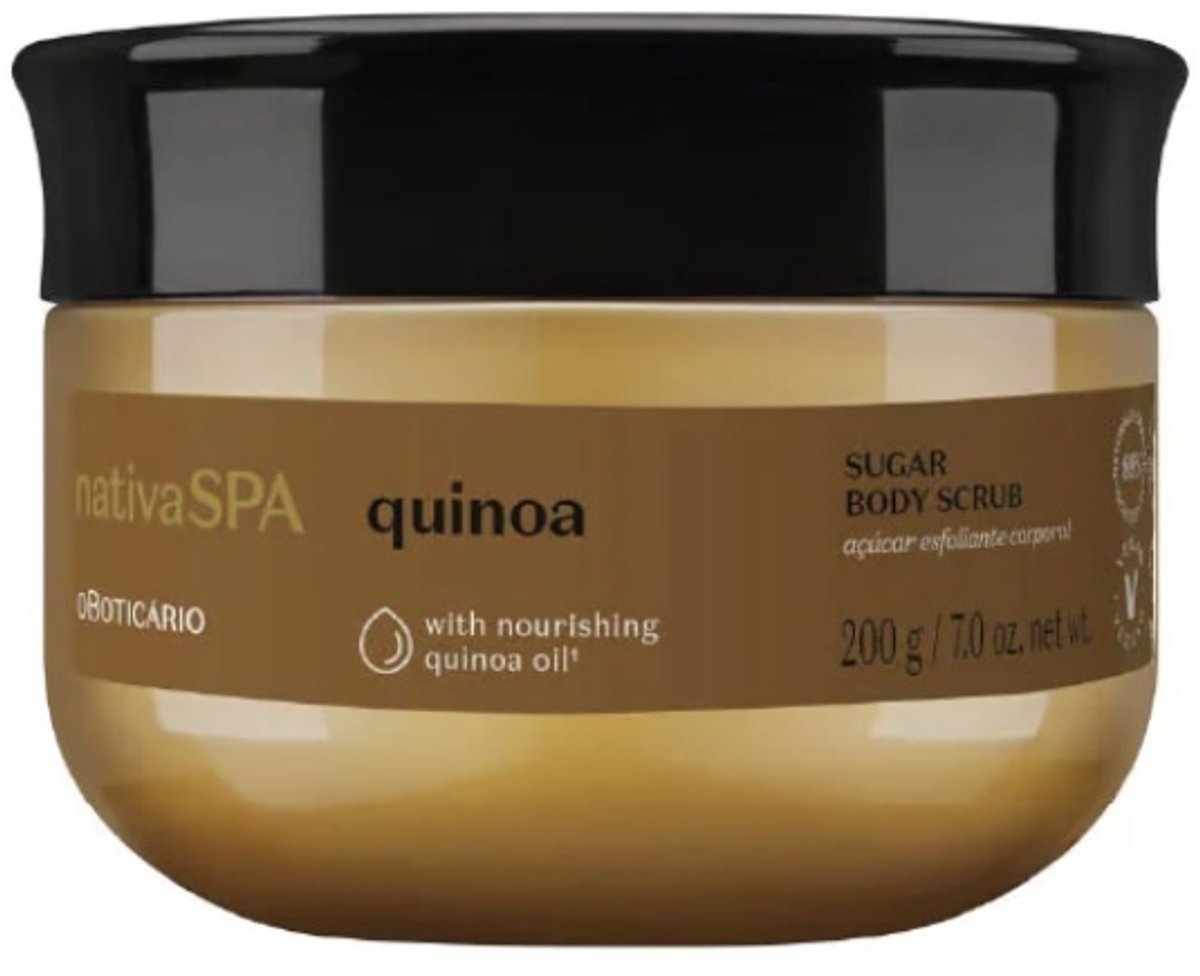 Quinoa Sugar Body Scrub (Nativa SPA) – O Boticário-VEGAN