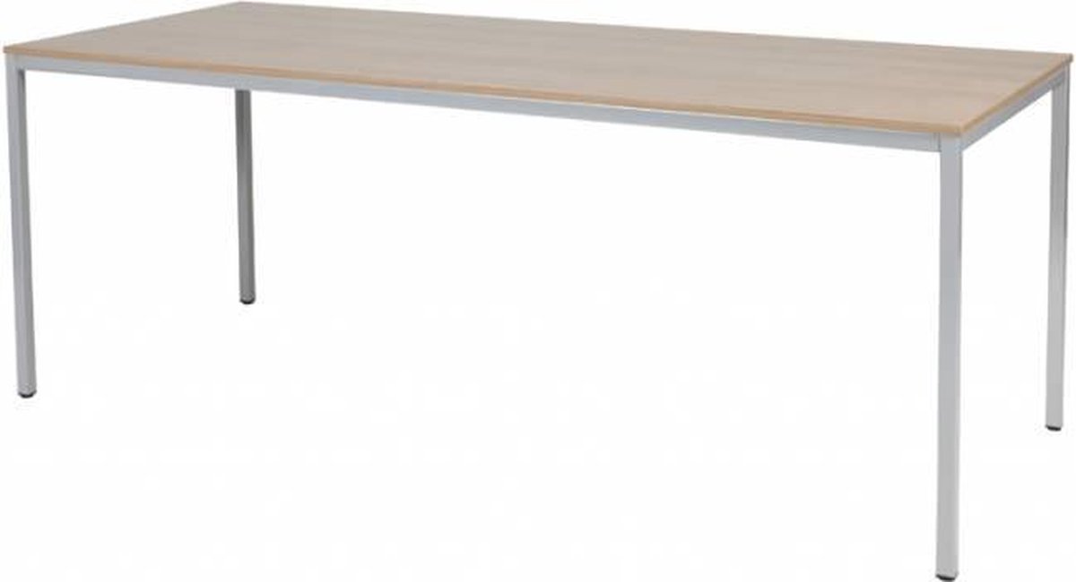 Schaffenburg Bureautafel - Domino Basic 200x80 Havana Kersen - alu frame