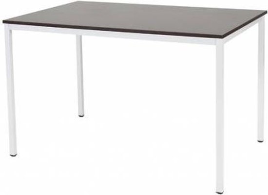 Foto: Bureautafel domino basic 120x80 logan wit frame