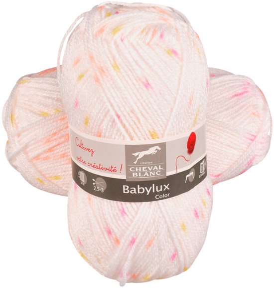 Ijs Garens Picasso Rainbow (3-delig Pack) Blauw, Paars, Groen, Geel, Oranje, Roze Fuzzy met Subtiele Glans Garen 44% Acryl, 56% Polyester (3 x 125 m), (3 x 125 m