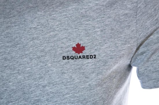 Faial West Flipper Dsquared2 T-Shirt Canada Logo Grey Melange | bol.com