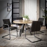 Meer Design Eettafel Neme Bruin