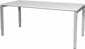Verstelbaar bureau - Slinger 200x80 grijs - alu frame