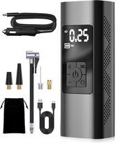 Bol.com Lzwintrading - Elektrische Fietspomp Oplaadbaar - Draagbare Luchtcompressor - Bandenpomp - Autobandenpomp - 6000mAh 150 ... aanbieding