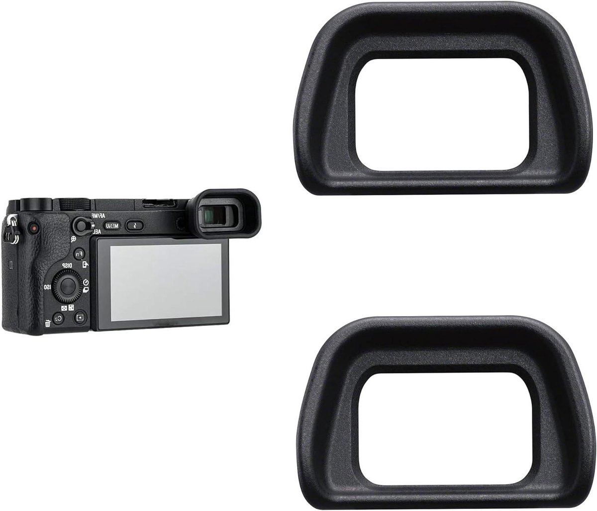 2 stuks siliconen oogschelpcamera vervangt Eyecup Viewfinder voor Sony FDA-EP10 Alpha A6300 A6100 A6000 NEX7 NEX6