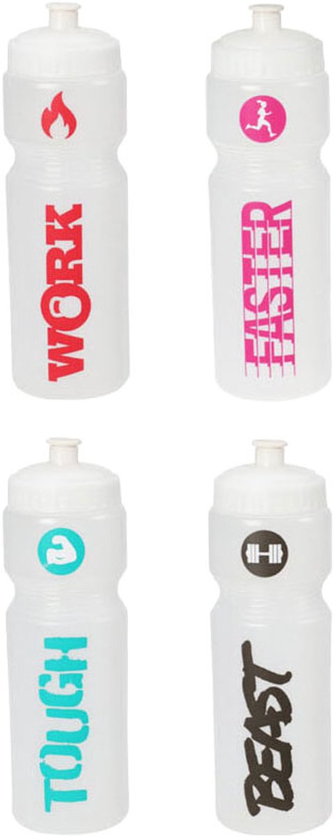 Drinkfles Bidon met Tekst - 750ml