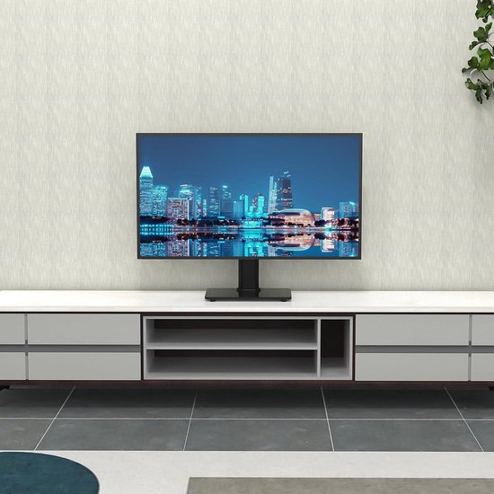 XINLEI TV Stand op Stand voor 23-55 inch LED/LCD/OLED/Plasma/Curved TV, Universele In Hoogte Verstelbare en Kantelen TV Stand, Max VESA 400x400 mm - TS102