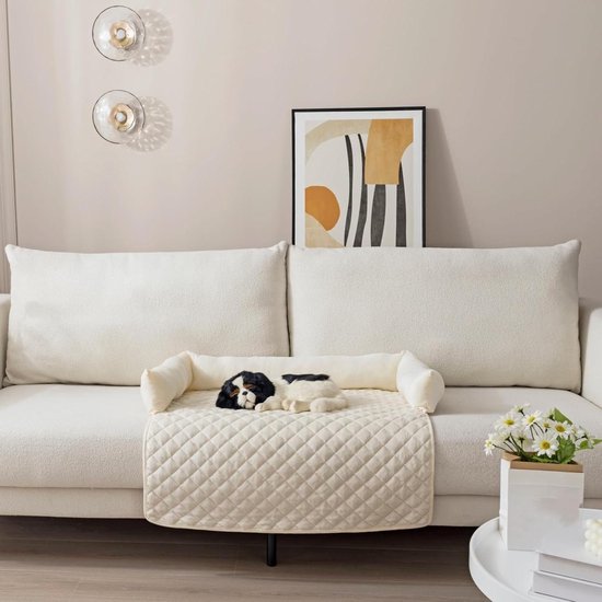 Hondenmat Bank Pfoten&nasen® Hondenbed Voor Op De Bank - Waterdicht, Wasbaar Kussen Voor Grote, Middelgrote En Kleine Honden (Bruin, M 90x80 Cm) Hondenmand Xxxl