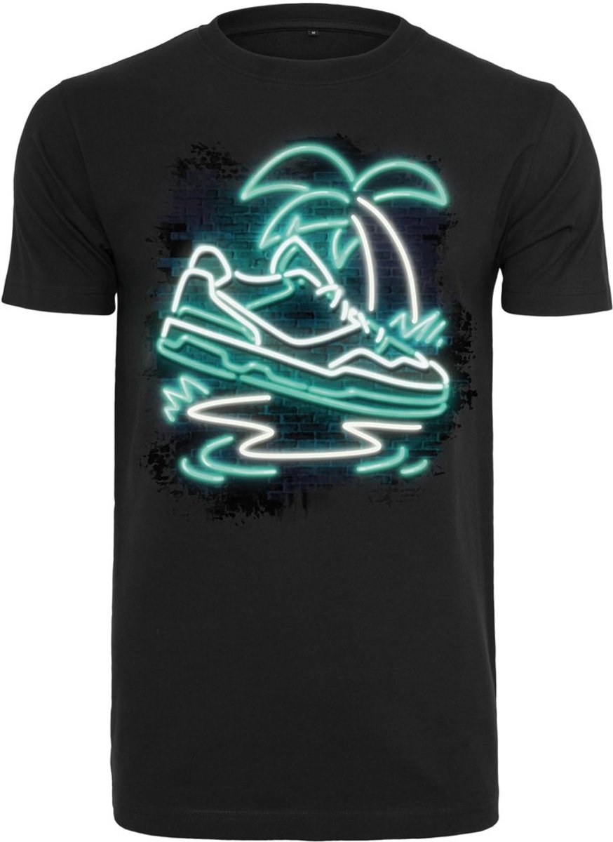 Mister Tee Palm Sneaker Heren T-shirt XL Zwart