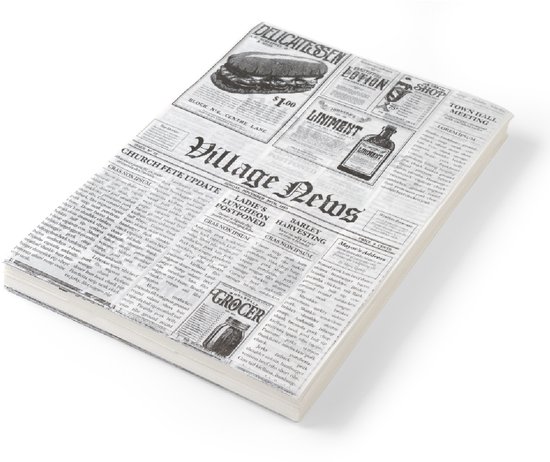 HENDI Vetbestendig papier – Krant bedrukking – 500 stuks – 200x250 mm