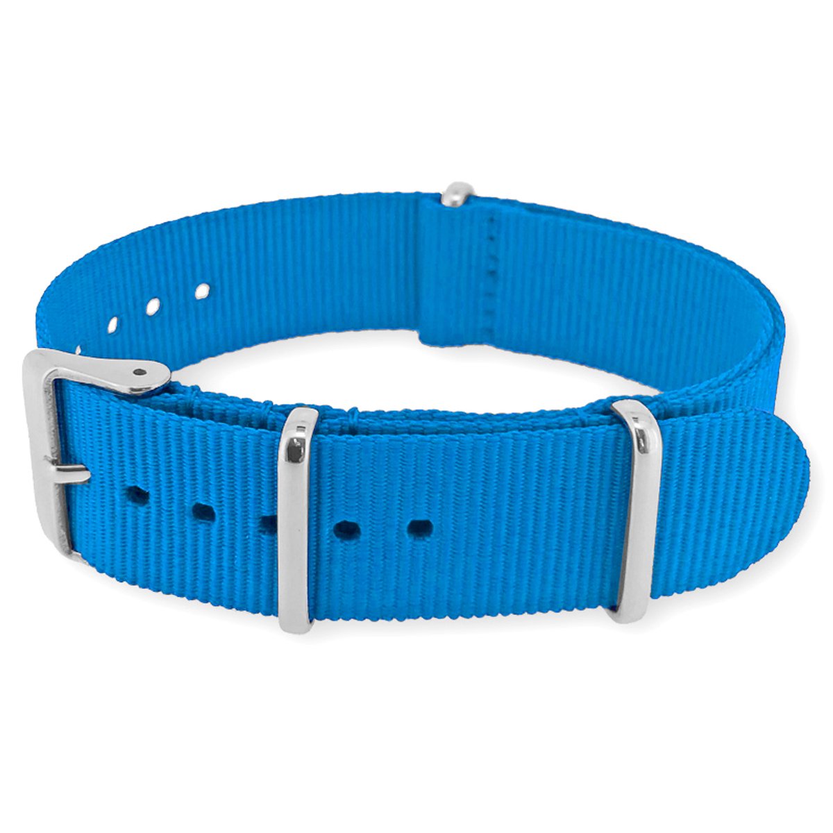 NATO Horlogeband G10 Military Nylon Strap - Original NATOS.com® - Lichtblauw 20mm