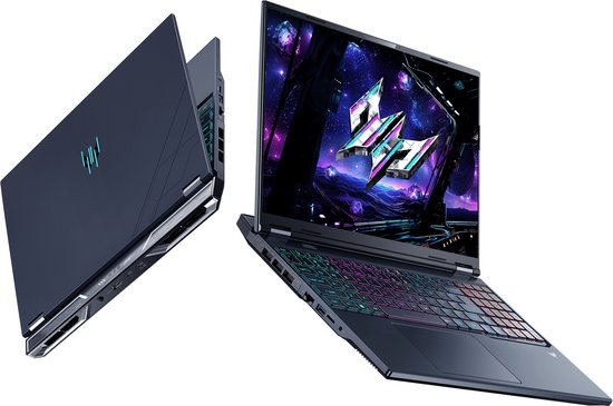 Acer Predator Helios Neo 16 AI PHN16-73-927F Intel Core Ultra 9 275HX Laptop 40,6 cm (16") WQXGA 32 GB DDR5-SDRAM 1 TB SSD NVIDIA GeForce RTX 5070 Wi-Fi 6E (802.11ax) Windows 11 Home Zwart - Acer - Hoofdafbeelding