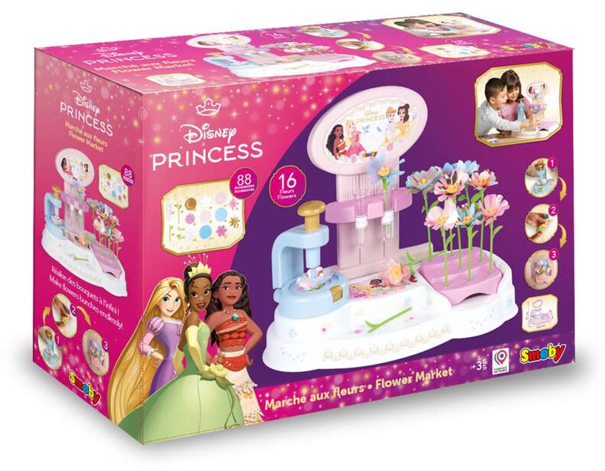 Speelgoedwinkeltje - Smoby - Disney princess Bloemenmarkt - Rollenspel — afbeelding 2