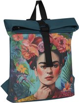 Mart Art Los Angeles Flowerhead Rolltop Rugtas Mini