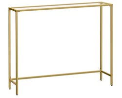 Tafelmeerwaarde - Stijlvolle Woon - Gehard Glas - Verstelbare Poten - Goud