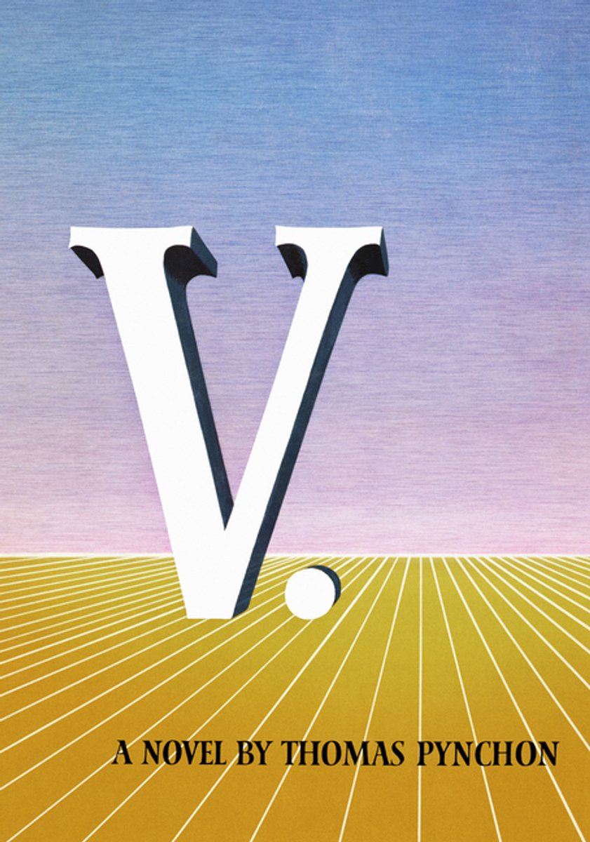 Omslag van V.
