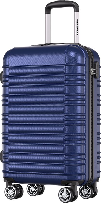 TRVLMORE Handbagage Koffer - 38L - Cijferslot - Lichtgewicht - Trolley - 54x36x20cm - Past binnen 55x40x20 cm - Donkerblauw