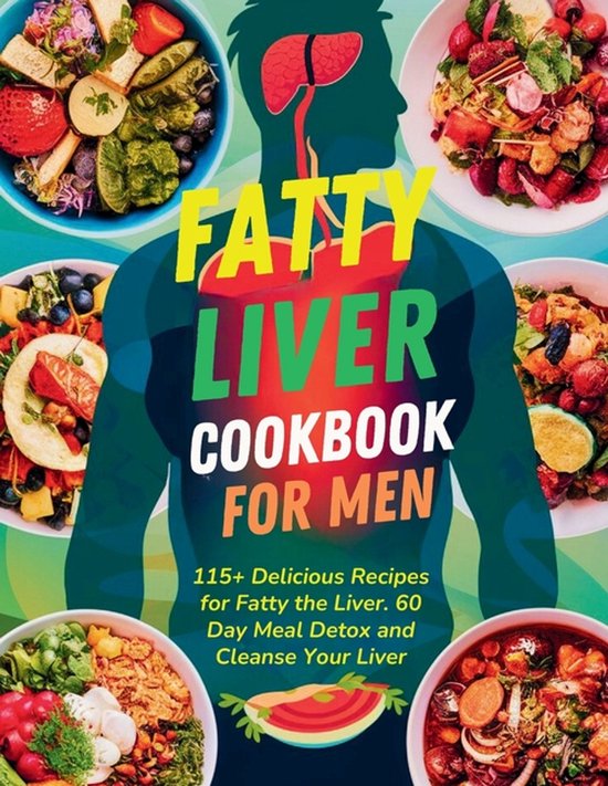 Fatty Liver Cookbook for Men - cover
