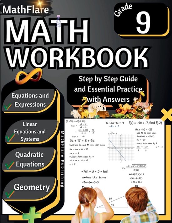 Mathflare Workbooks- MathFlare - Math Workbook 9th Grade - cover