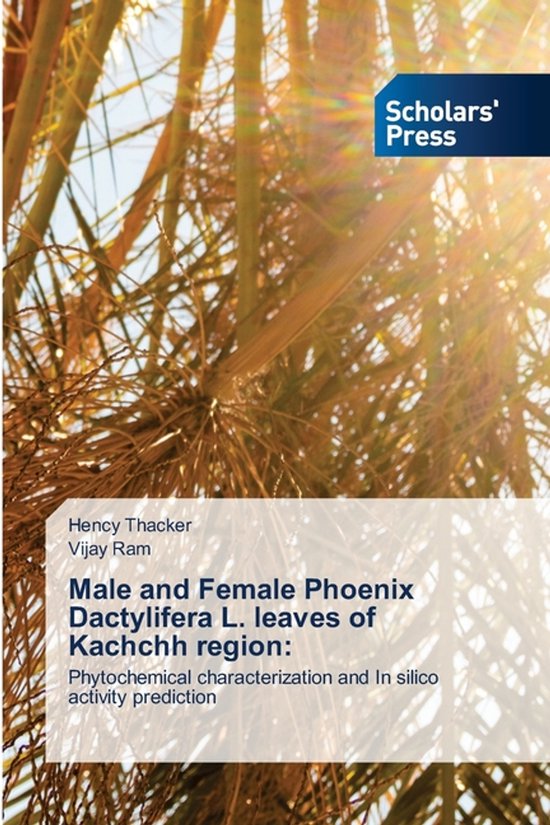 Male and Female Phoenix Dactylifera L. leaves of Kachchh reg ... - cover