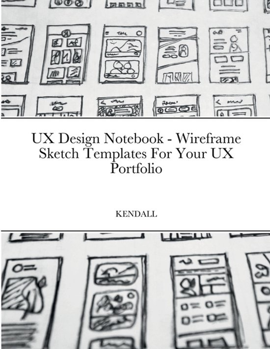 UX Design Notebook - Wireframe Sketch Templates For Your UX Portfolio ...